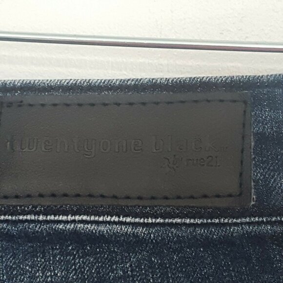Twentyone Black Women's Jeans cotton blend Super Skinny Dark Wash Size 0 - Picture 7 of 12